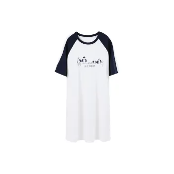 H YXIANG Nightgown Women's White