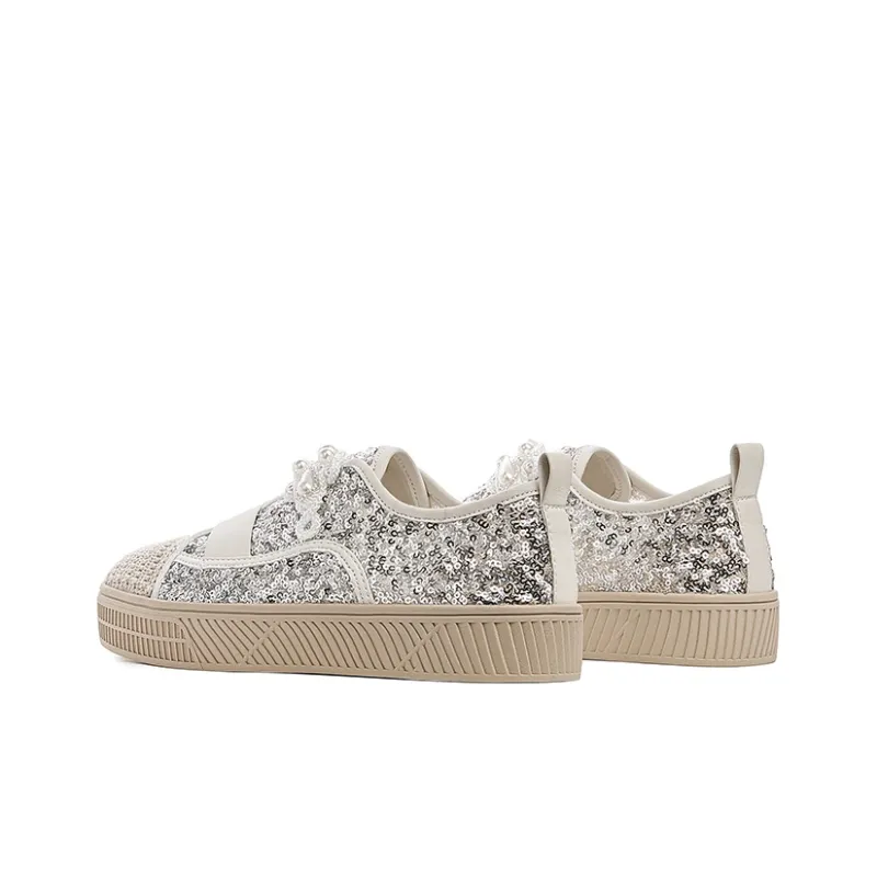 JOSINY Espadrilles Women's Ecru/Silver-3