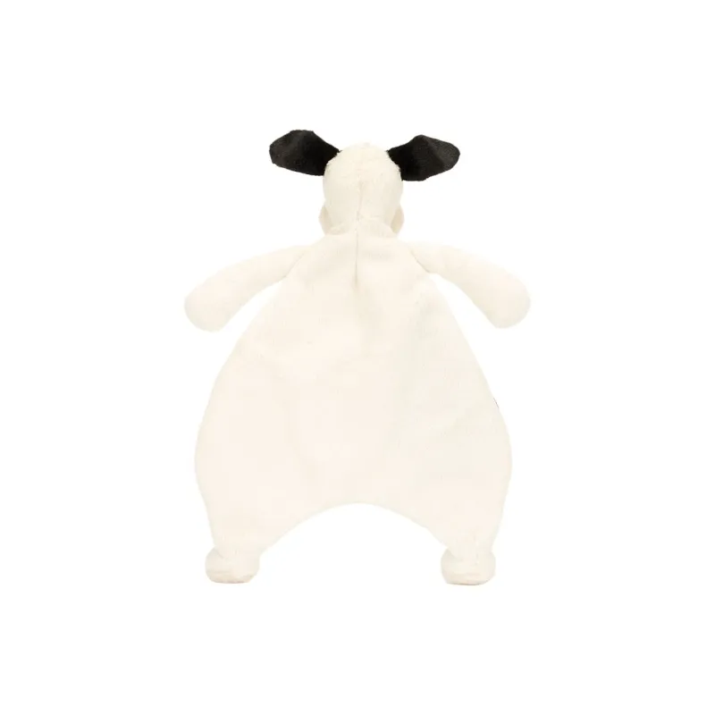 JELLYCAT Bashful Black & Cream Puppy Comforter Stuffed Animal-2