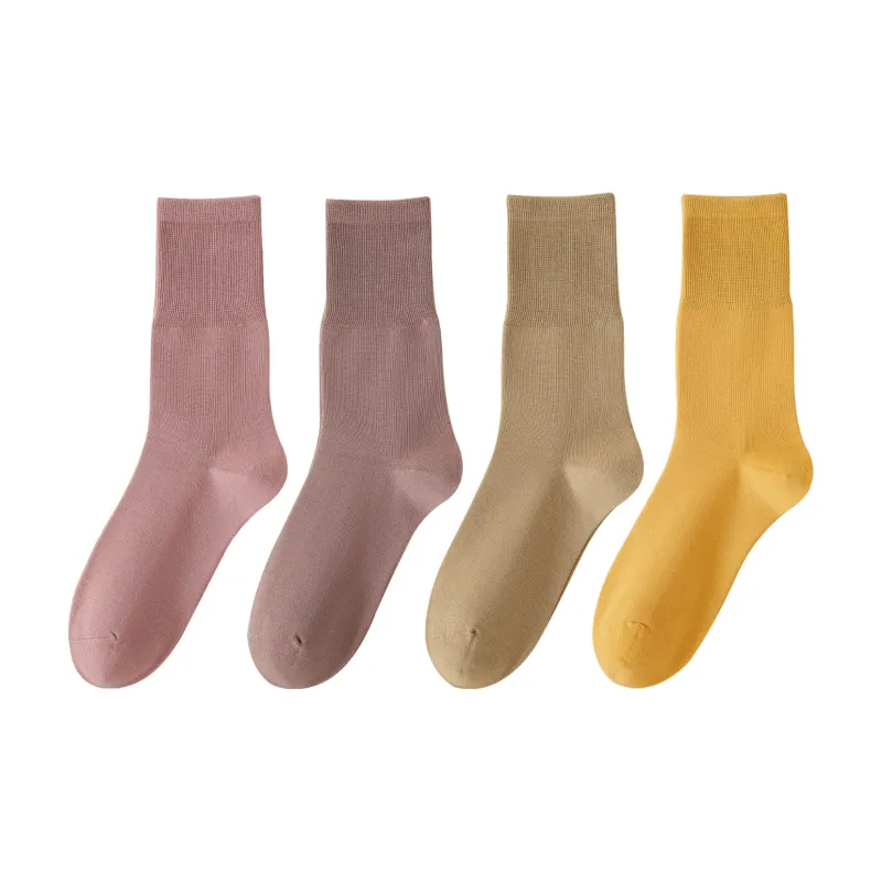 XXLLG Mid Calf Socks Women's 4 Pack-8