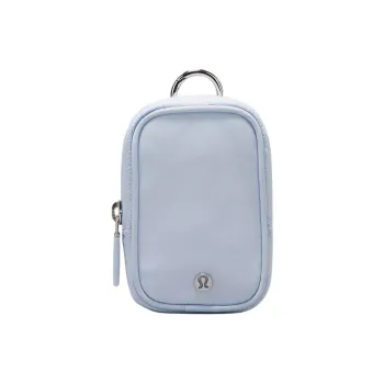 Lululemon Recycled Nylon Key Pouch Unisex Light Blue