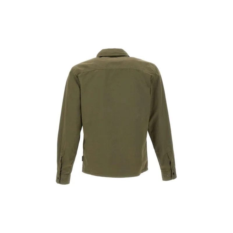 WOOLRICH Zip Up Long Sleeved Overshirt-1