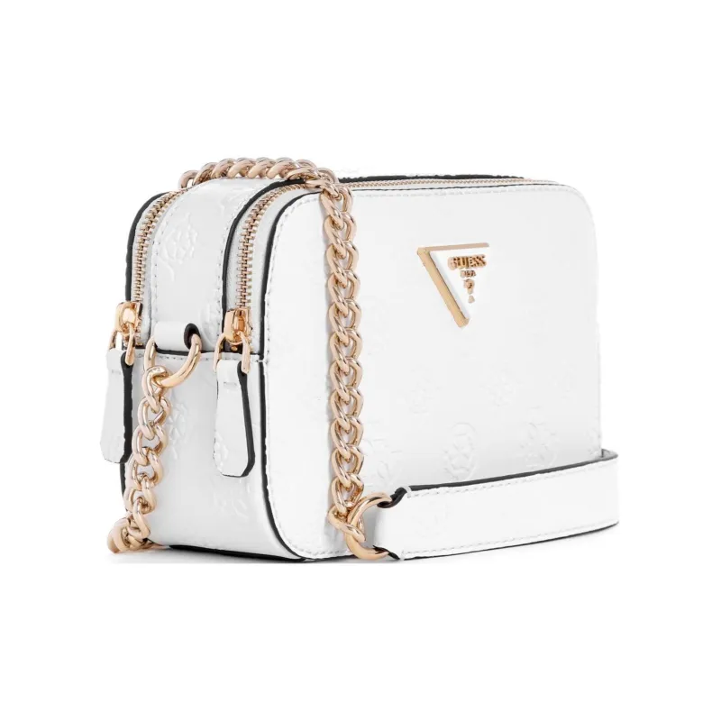 GUESS Artificial Leather Camera Bag Shoulder Bag Crossbody Bag Women's White-1