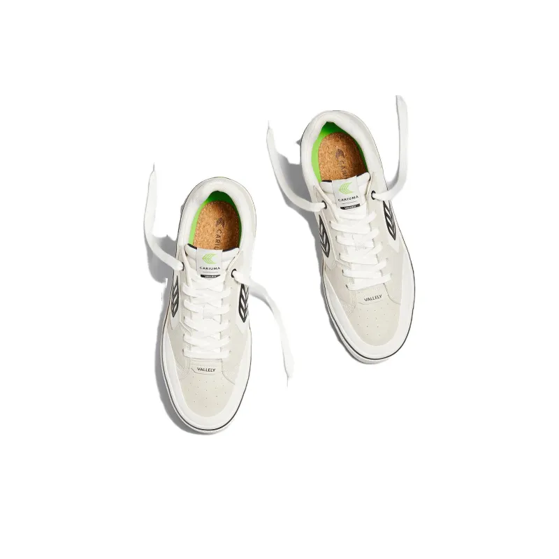 CARIUMA Vallely Pro Low Top Skateboard Shoes Unisex Gray White-2