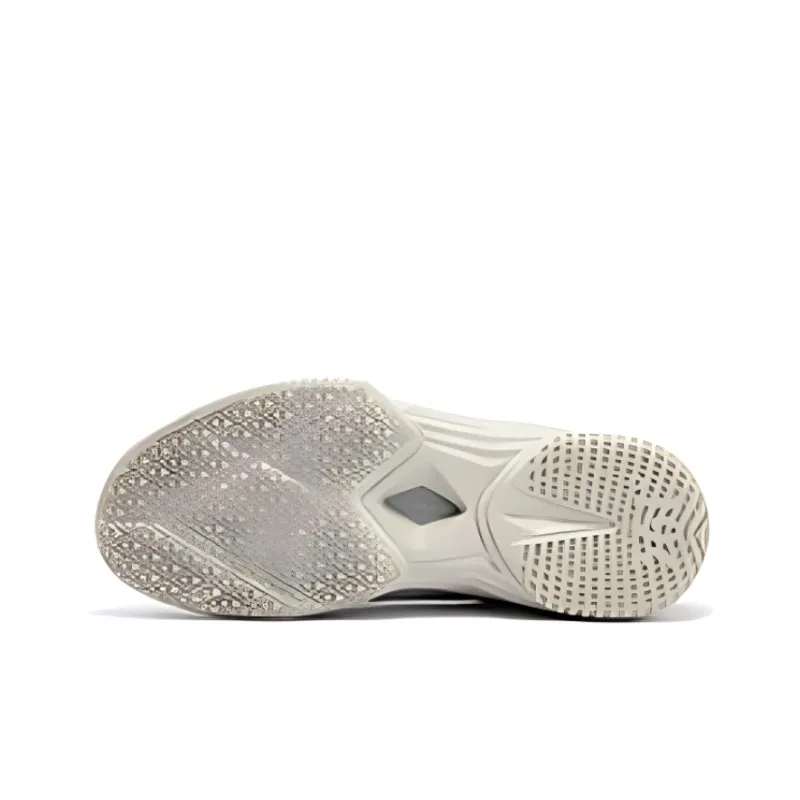 361° Cushioning, Slip Resistant, Abrasion Resistant, Breathable, Rebound Low Top Basketball Shoes Men's Light Gray-3