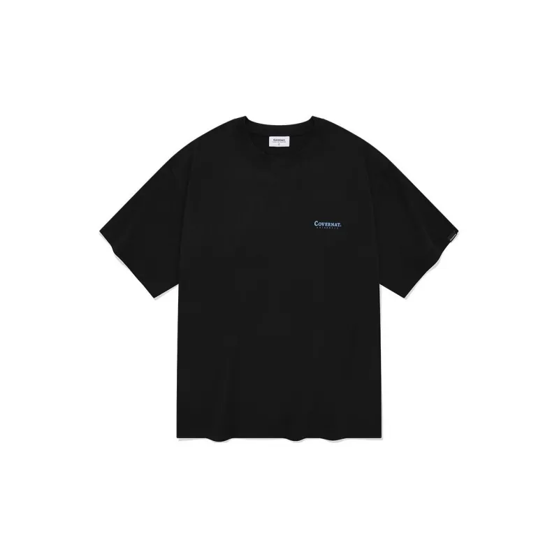 COVERNAT SS24 T Shirt Unisex Black-1
