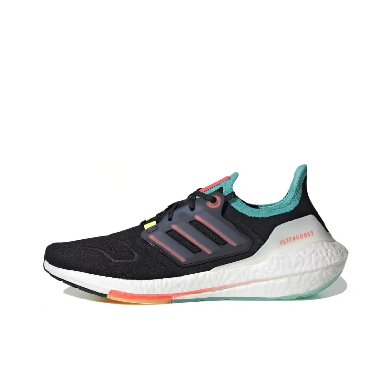 Adidas Ultra Boost 22 Black Turbo Mint Rust-0