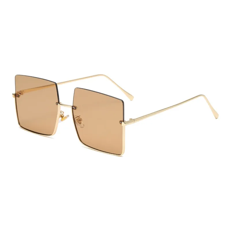 SOMAN Metal Irregular Shape Sunglasses Unisex-2