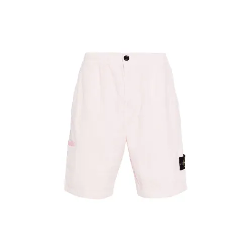 STONE ISLAND Casual Shorts Men Light Pink