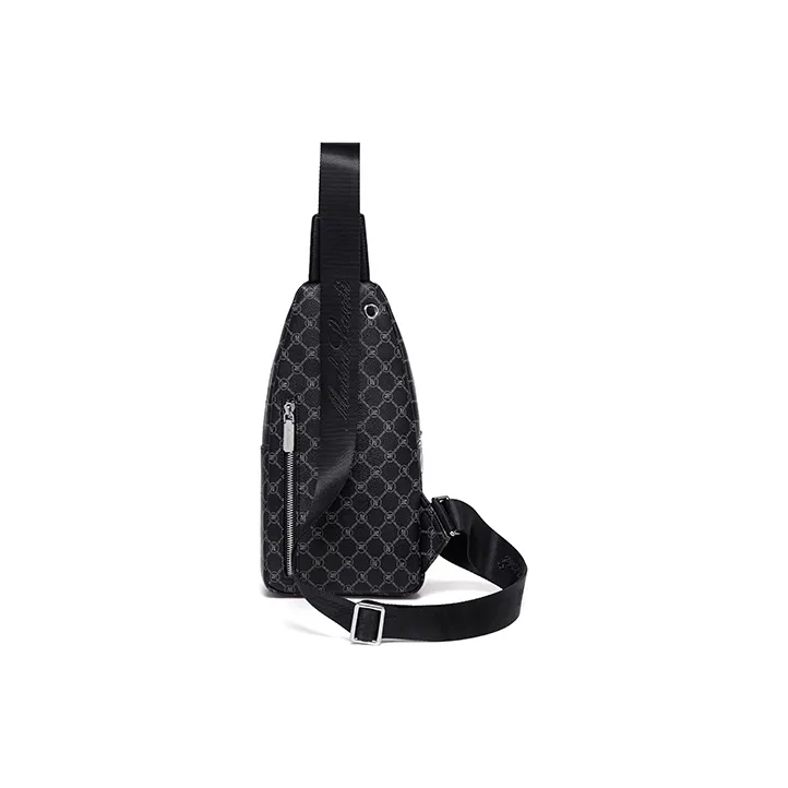 MashaLanti PVC Bonded Microfiber Synthetic Leather Shoulder Bag Crossbody Bag Sling Bags Medium Size Men's-4