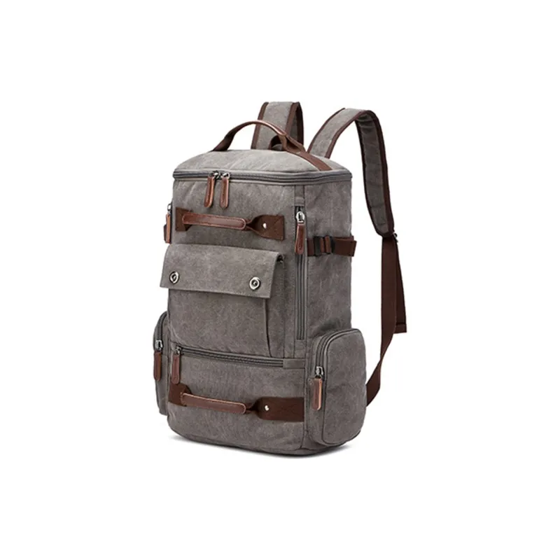 CMLZIUA Canvas Backpack Regular Unisex Coffee/Blue/Black/Khaki/Gray/Green Camouflage/Yellow Camouflage/Army Green-14
