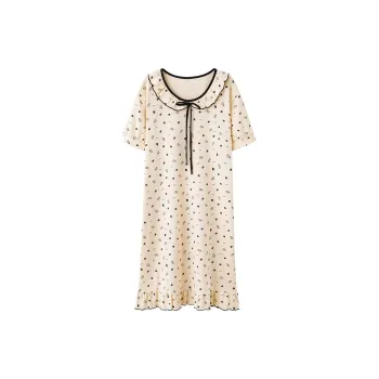 The Story Of The Flower Season Nightgown Women's Apricot