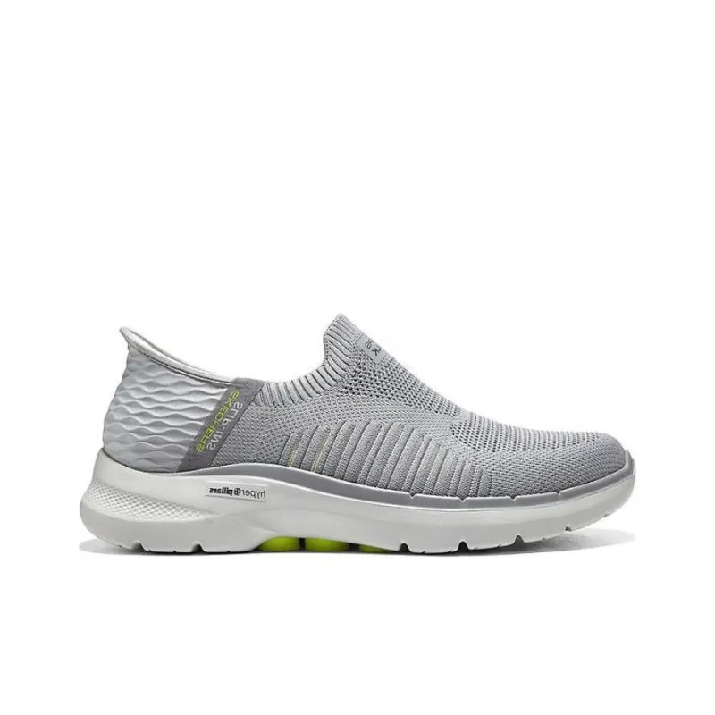 Skechers Go Walk 6 'Grey Yellow'-1