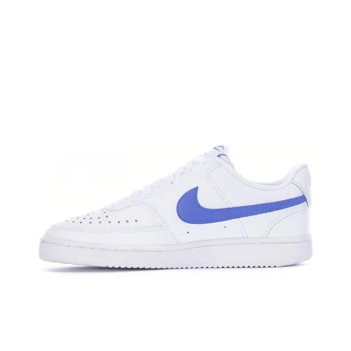 Nike Court Vision 1 Skateboard Shoes Women's Low-Top White/Blue