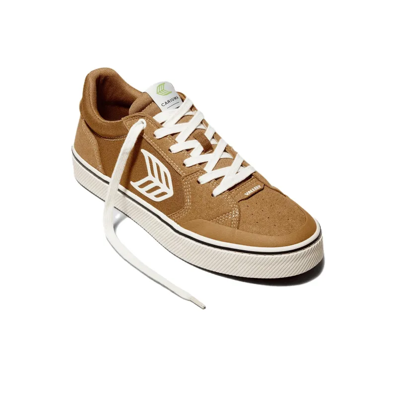 CARIUMA Vallely Pro Low-Top Skateboard Shoes Unisex Brown-2