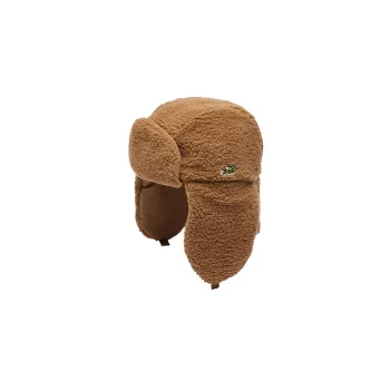 LACOSTE Polyester Trapper Hats Women's Brown