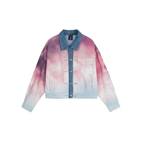 Skechers Denim Jackets Women's Mist Nebula All Over Print