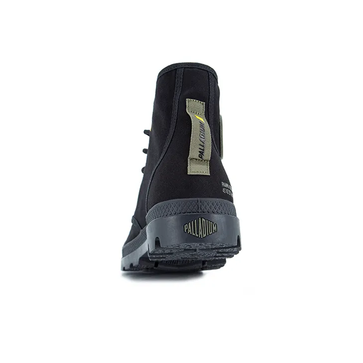 Palladium Pampa Hi Htg Supply Anti Slip And Wear Resistant Breathable High Top Canvas Shoes Unisex Black-4