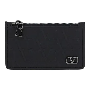 Valentino Leather Wallet Men's Black
