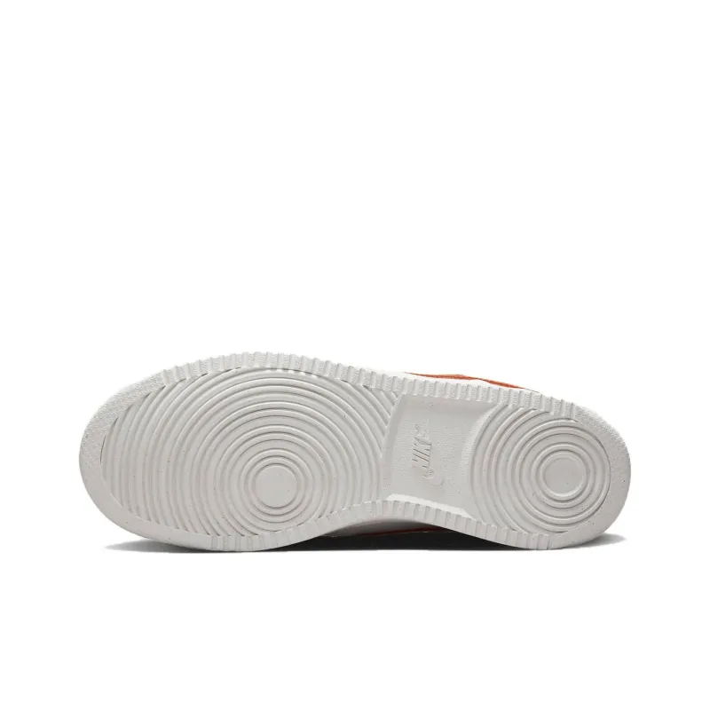 Nike Court Vision Low Low Top Comfortable Skateboard Shoes Women's White Red-5