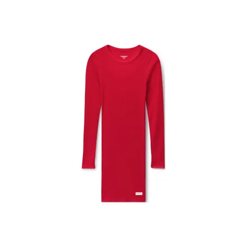 Alexander Wang Long-Sleeved Dresses Women's Red