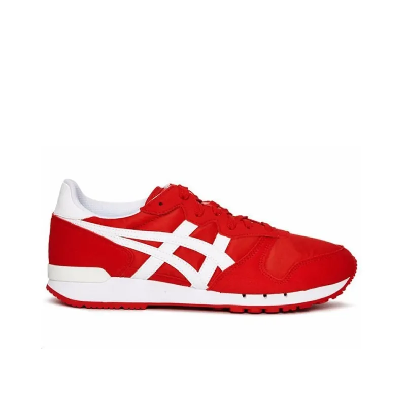 Onitsuka Tiger Alvarado Cushioning Anti Slip And Wear Resistant Low Top Casual Running Shoes Unisex Red-1