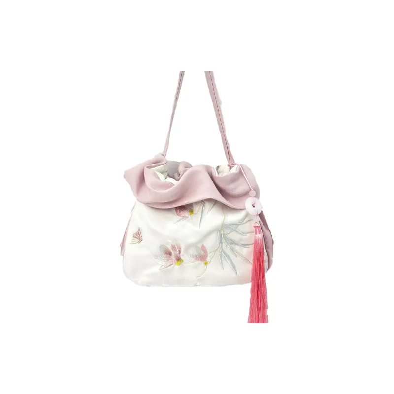 Boniu Silk Handbag, Crossbody Bag Medium Size Women's Multicolor-3