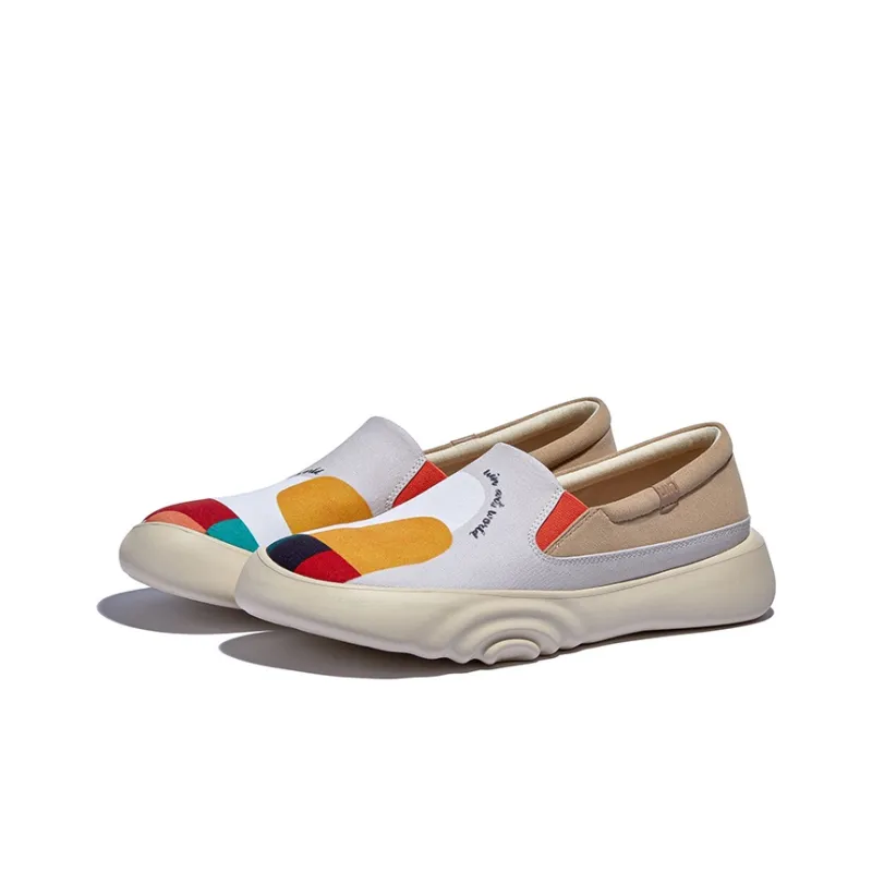 U.IN Painted Travel Shoes Extension Theme Collection Low-Top Casual Shoes Men's-6