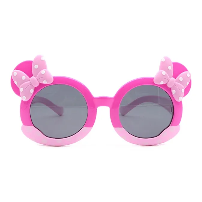 Disney Minnie Series TPEE Irregular Shape Sunglasses Kids' Plum Red Black-7