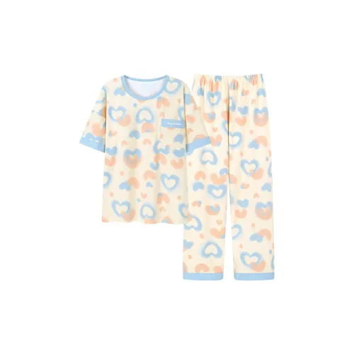 Mulong Family Pajama Set Women's Apricot