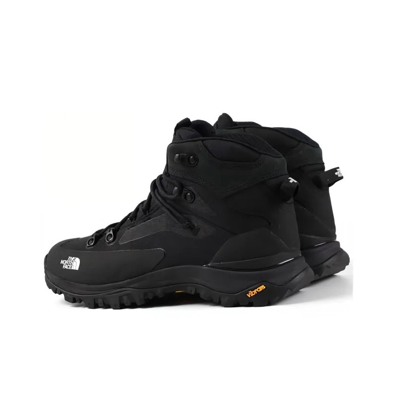 THE NORTH FACE Cushioned Slip Resistant Abrasion Resistant Mid Top Outdoor Shoes Men's Black-3