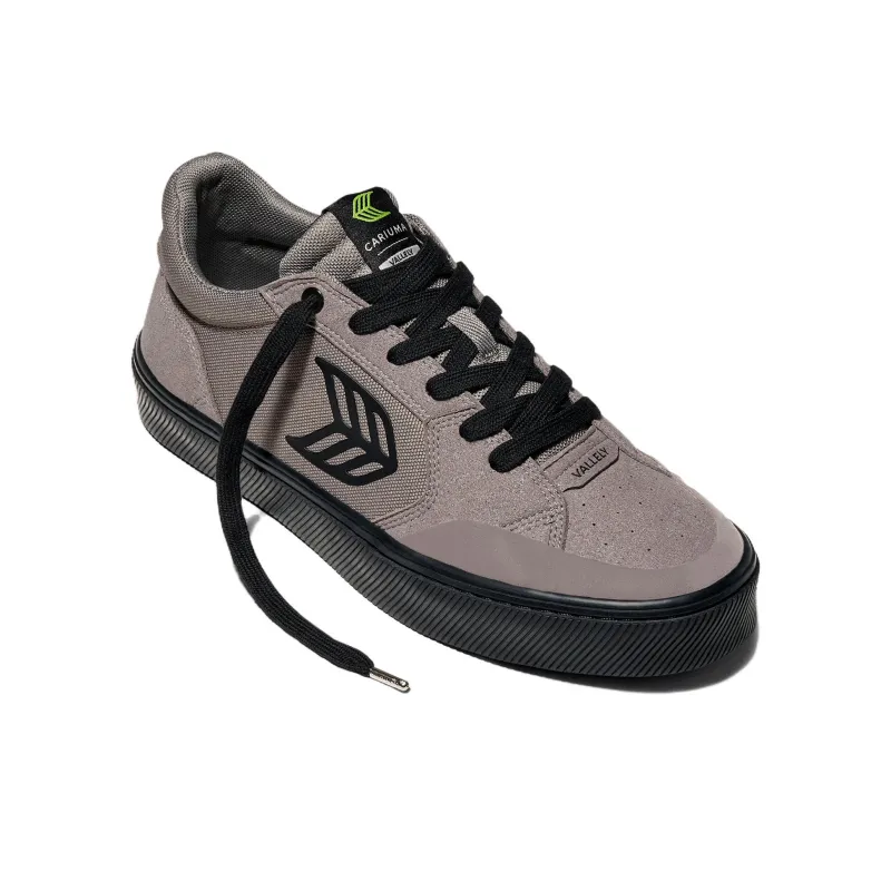 CARIUMA Vallely Pro Low-Top Skateboard Shoes Unisex Gray Black-1