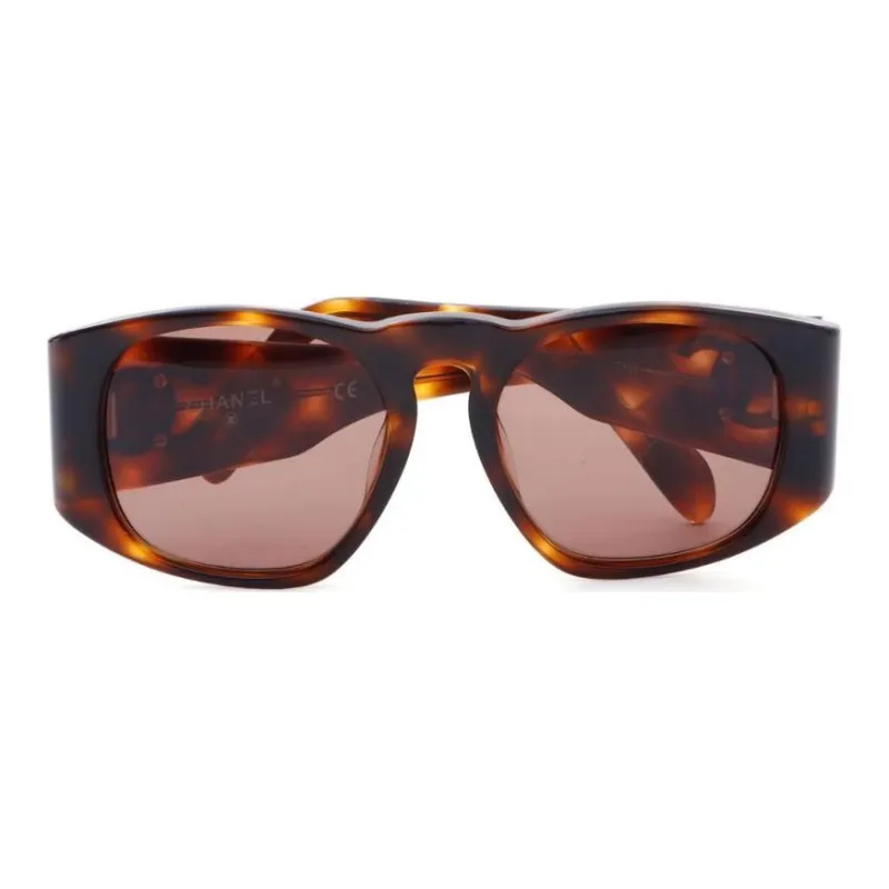 CHANEL Cc Logo Round framed Sunglasses-1