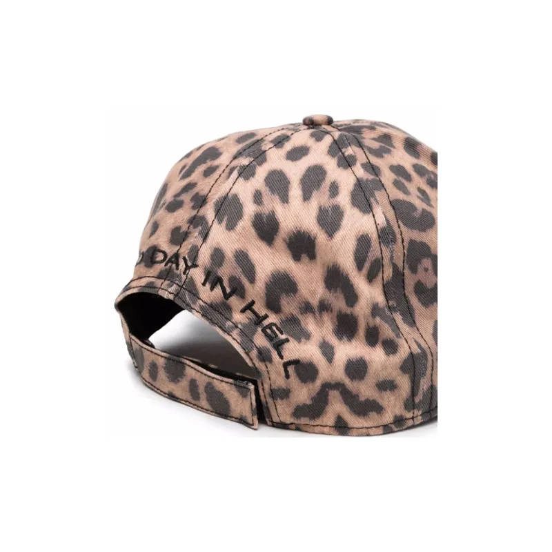 PHILIPP PLEIN Cotton Crystal Baseball Caps Women's Brown-2