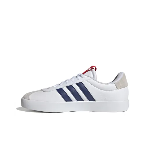 Adidas Vl Court 3.0 Cloud White Dark Blue Better Scarlet