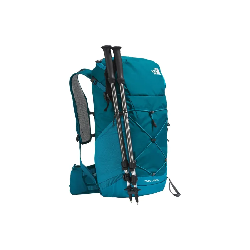 THE NORTH FACE Recycled Nylon Outdoor Hiking Bag Backpack Women's Moss-blue Royal Sapphire Slate-3
