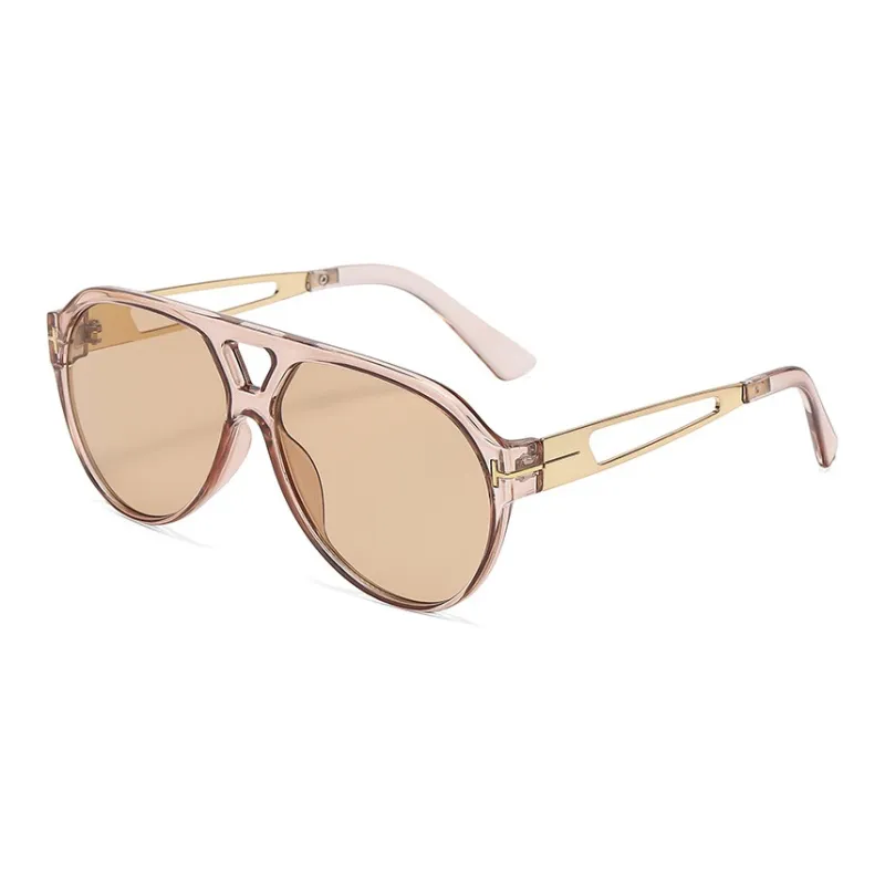 SOMAN Plastic Metal Irregular Shape Sunglasses Unisex-2