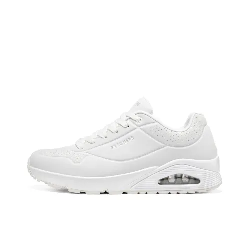 Skechers Uno Cushioning, Slip Resistant, And Abrasion Resistant Low Top Casual Shoes Men's White