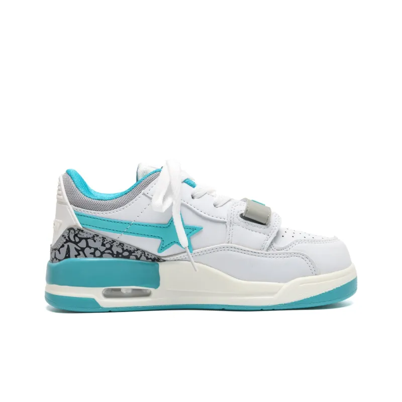 Circle Small Cushioning Coverage Wear-Resistant Lightweight Slip-Resistant Low-Top Skateboard Shoes Unisex-14