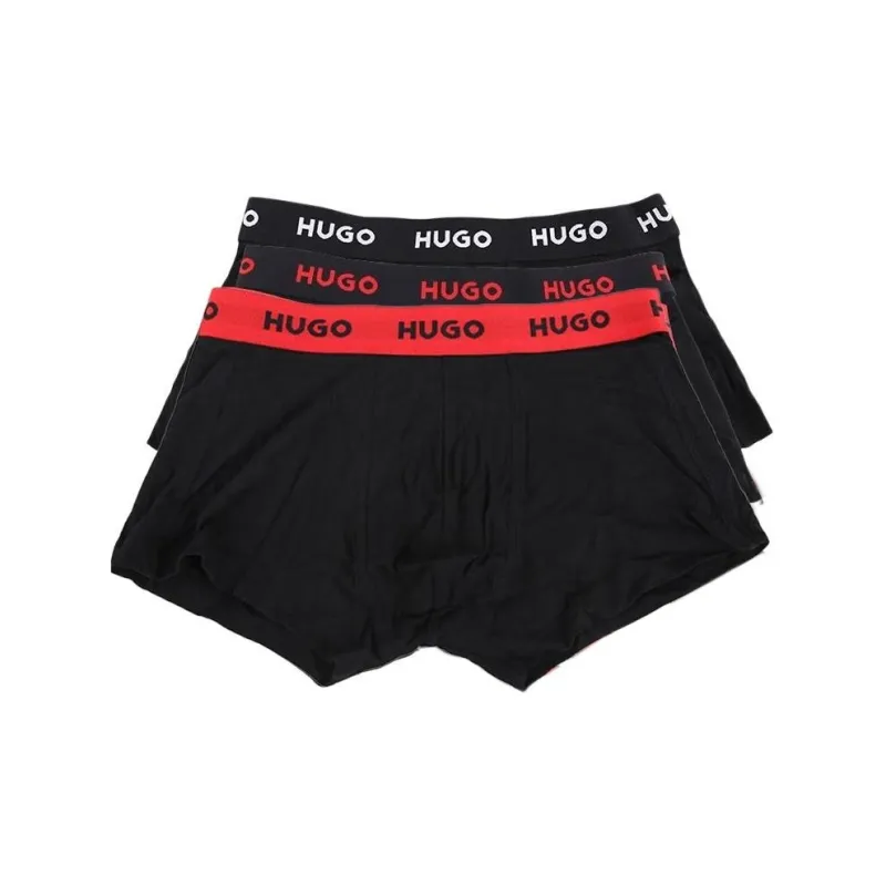 Hugo Logo waistband Briefs Pack Of Three-4