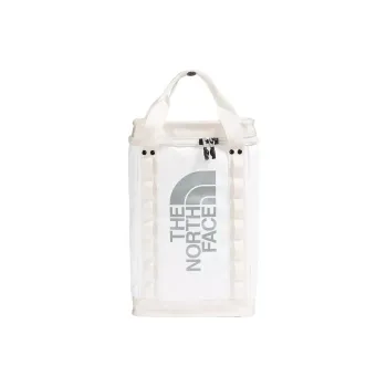THE NORTH FACE Polyester Backpack Small Size Unisex White Silver