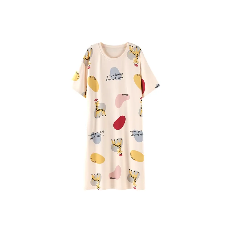 Top Melon Nightgown Women's Yellow-0
