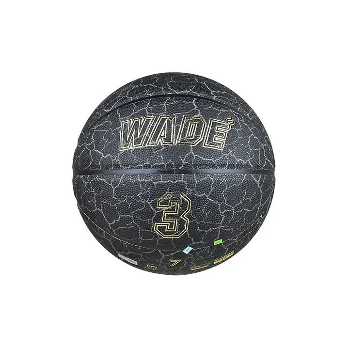 LiNing Wade Hall Of Fame Series PU Basketball Black Gold Size 7 Match Unisex-2