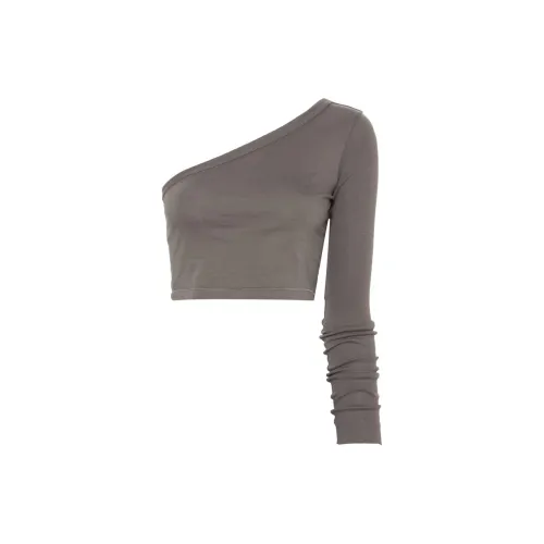 RICK OWENS T-Shirts Women's Medium Gray