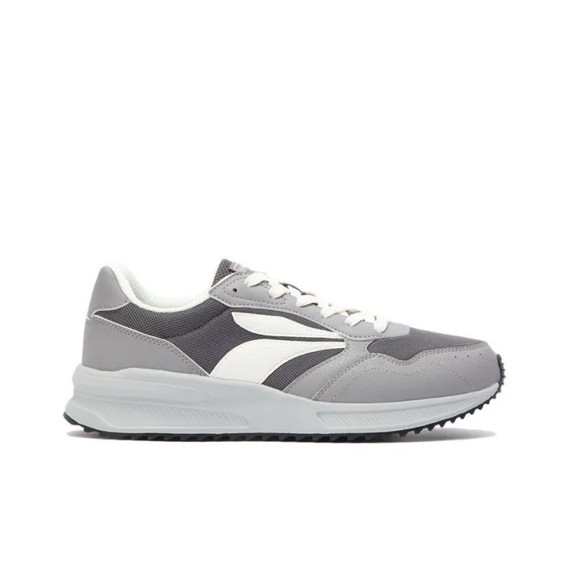 361° Durable Breathable Low Top Casual Shoes Men's Gray White-1