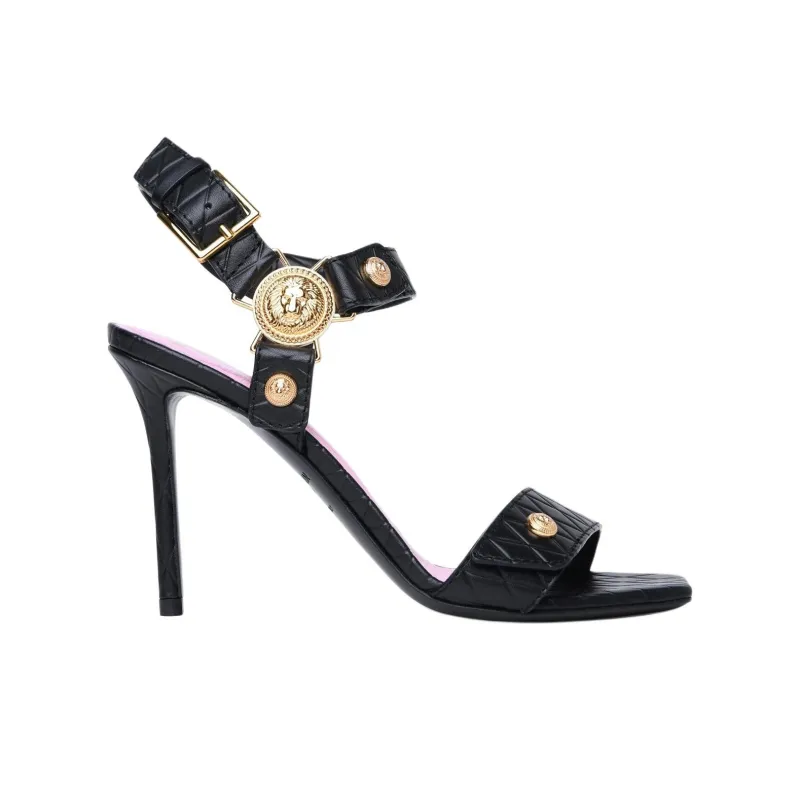 BALMAIN Diamond Quilted Slip-On Sandals Women's-1