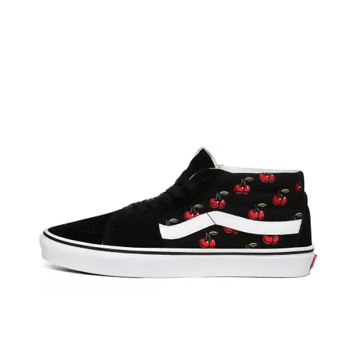 Vans Cherries Sk8 Mid Shoes Black
