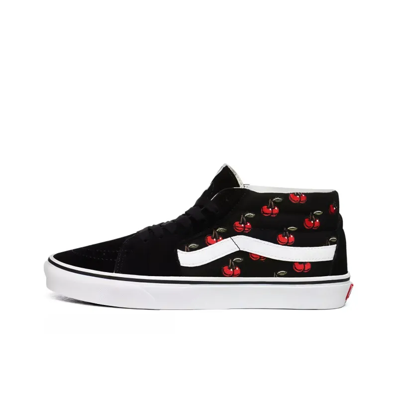 Vans Cherries Sk8 Mid Shoes Black-0