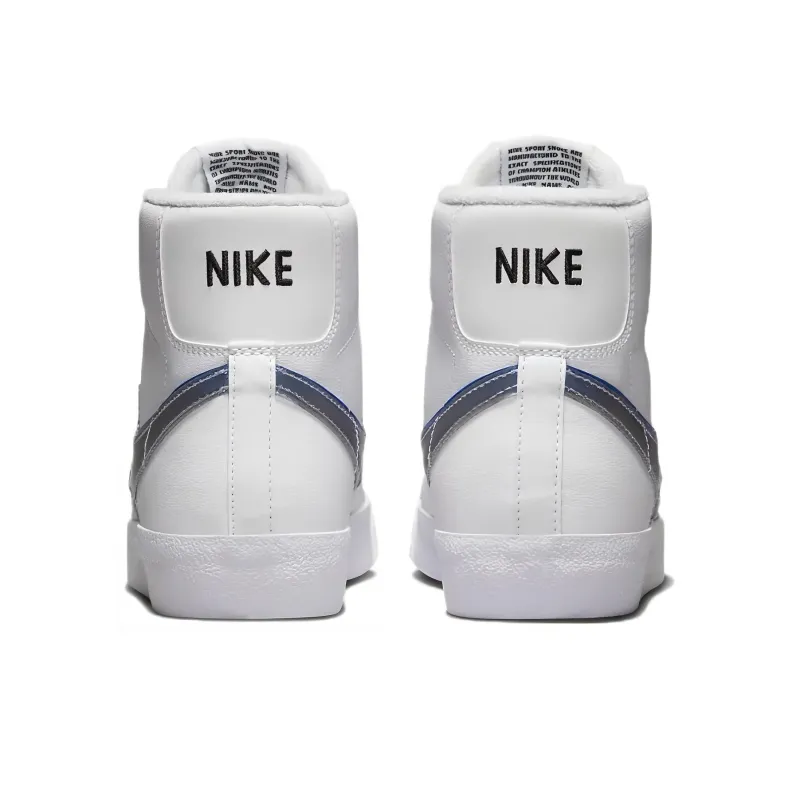 Nike Blazer Mid Next Nature Double Swoosh White Hyper Royal GS-3