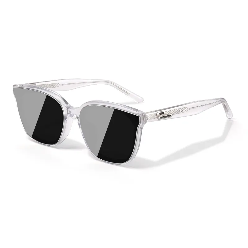 PULAIS Plate Frame Square Sunglasses Unisex-1